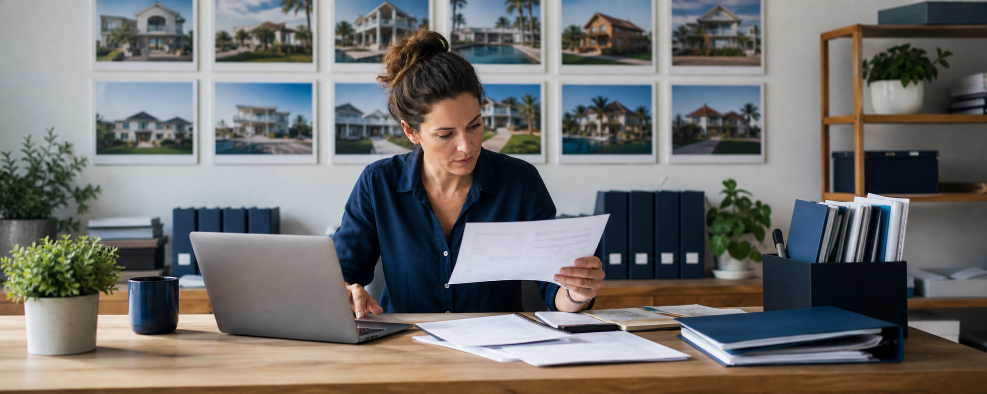 A short-term rental property manager completing an organized multi-property month-end close